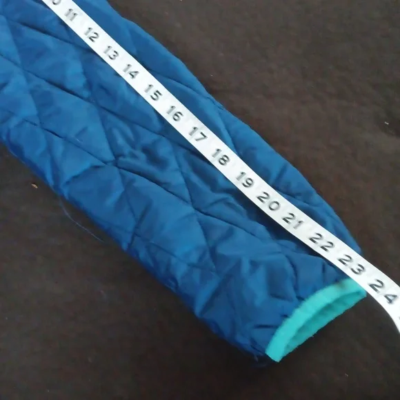 Patagonia Kids Blue Quilted Jacket Size L(12)